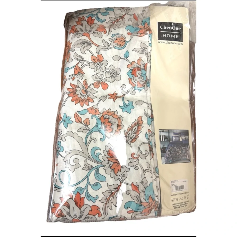100% COTTON FRENCH FLORAL QUEEN BEDSHEET SET | 3 PIECE | COUNTRY CHINTZ COTTAGE